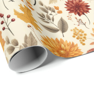 Zeg het met herfstbladeren - cadeaupapier