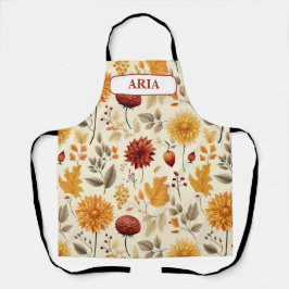 Zeg het met herfstbladeren - Gepersonaliseerd Schort