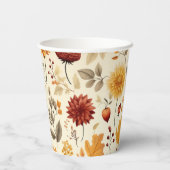 Zeg het met herfstbladeren - Papieren beker (Achterkant)