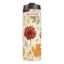 Zeg het met herfstbladeren - Thermische Tumbler