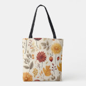 Zeg het met herfstbladeren - tote bag (Achterkant)