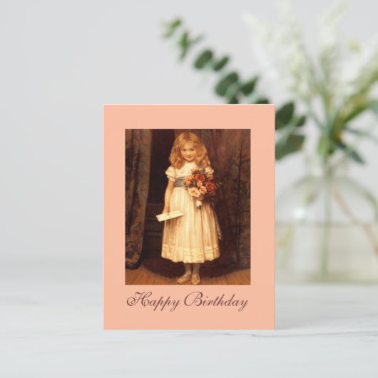 Zeg het met Rozen Briefkaart (Staand voorkant)