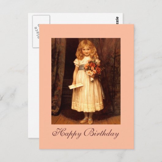 Zeg het met Rozen Briefkaart (Voorkant / Achterkant)