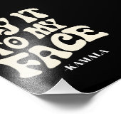 Zeg het tegen mijn gezicht Kamala Harris 2024 deba Foto Afdruk (Hoek)