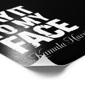 Zeg het tegen mijn gezicht Kamala Harris 2024 Quot Foto Afdruk (Hoek)