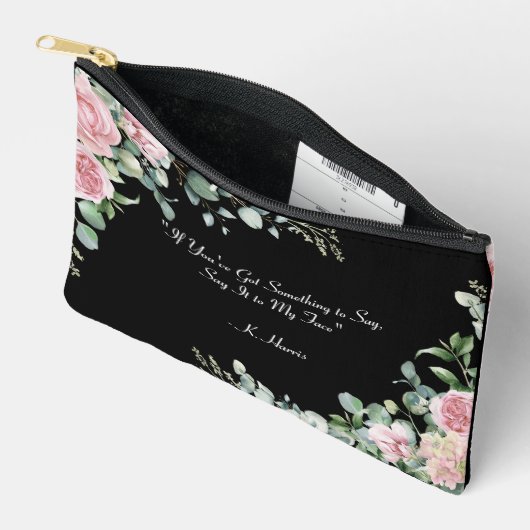 Zeg het tegen mijn gezicht kleine accessoirezak etui (Open)