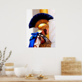 Zeg het woord - Roman Centurion Matthew 8:8 Biblic Poster (Keuken)