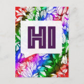 Zeg Hi Briefkaart (Voorkant)