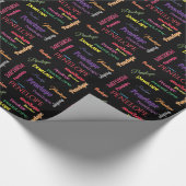 Zeg hier mijn naam Jouw naam Cadeaupapier (Hoek)