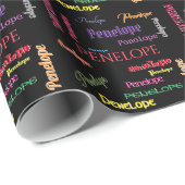 Zeg hier mijn naam Jouw naam Cadeaupapier (Rol Hoek)