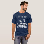Zeg high Im Learning ASL Sign Language T-shirt (Voorkant volledig)