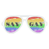 ZEG HOMO REGENBOOG ZONNEBRIL (Voorkant)