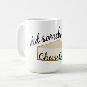 Zeg iemand Cheesecake? Koffiemok (Voorkant links)