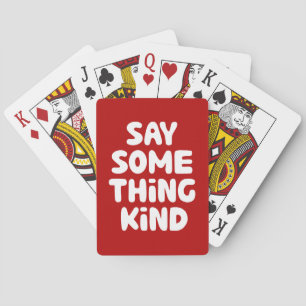 Zeg Iets Aardigs Pokerkaarten