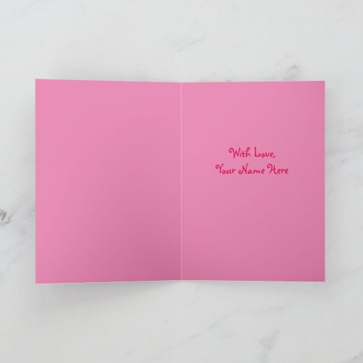 Zeg ik hou van je met een pindakaas jelly sandwich kaart (Binnen)