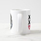 Zeg "Ik hou van je" met persoonlijke Valentijnsdag Grote Koffiekop (Achterkant)