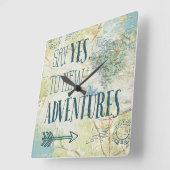 Zeg ja aan het Nieuwe Citaat van Aventures Vierkante Klok (Hoek)