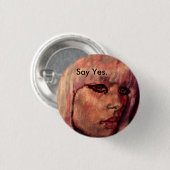 Zeg ja Button (Voorkant /achterkant)