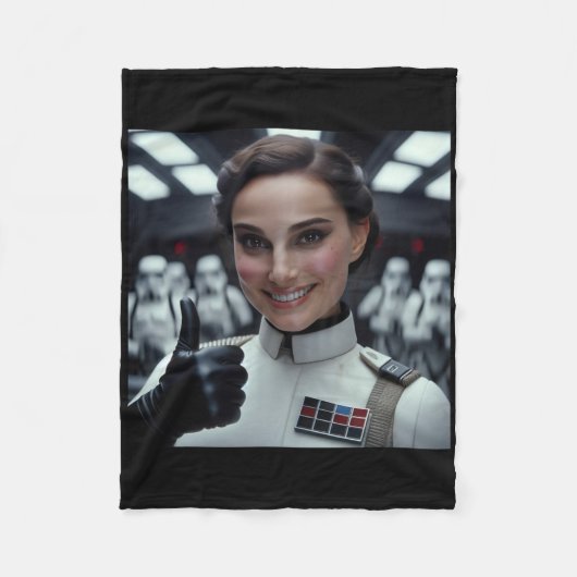 Zeg Ja Tegen De Empire Sticker Fleece Deken (Voorkant)