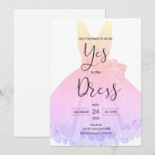 Zeg ja tegen de uitnodiging van de pers (Voorkant / Achterkant)