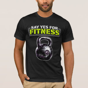 Zeg ja tegen fitness t-shirt