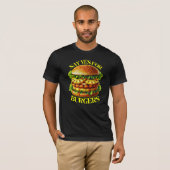 zeg ja tegen hamburgers t-shirt (Voorkant volledig)