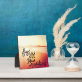 Zeg ja tegen nieuwe avonturen fotoplaat (Insitu)