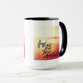 Zeg ja tegen nieuwe avonturen mok (Voorkant rechts)