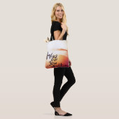 Zeg ja tegen nieuwe avonturen tote bag (Op model)