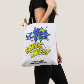 Zeg JA tegen orgaandonatie Tote Bag (Dichtbij)