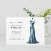 Zeg ja trendy leuk bruidsmeisje voorstel kaart (Staand voorkant)