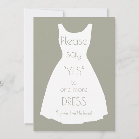 Zeg ja, zult u mijn Bridesmaid voorstel Kaart zijn (Voorkant)