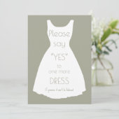 Zeg ja, zult u mijn Bridesmaid voorstel Kaart zijn (Staand voorkant)