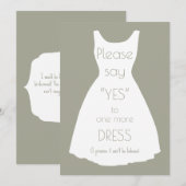 Zeg ja, zult u mijn Bridesmaid voorstel Kaart zijn (Voorkant / Achterkant)