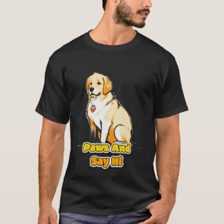 Zeg je hond dat ik hallo zei, grappige cadeaus voo t-shirt