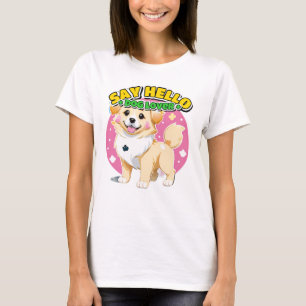 Zeg je hond dat ik hallo zei Leuk cadeau voor hond T-shirt