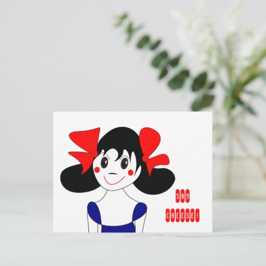 Zeg kaas Briefkaart (Staand voorkant)