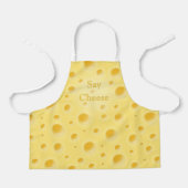 "Zeg kaas" Cute Cutomizable Yellow Holey Cheese Schort (Voorkant)