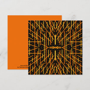 Zeg Kaas En Macaroni Kaas Oranje Op Zwarte Kunst Kaart