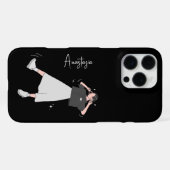 "Zeg kaas" esthetisch meisje  iPhone Hoesje (Achterkant horizontaal)