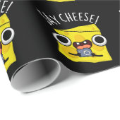 Zeg Kaas Grappige Fotograaf Pun Dark BG Cadeaupapier (Rol Hoek)