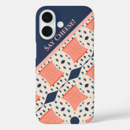 "Zeg Kaas" Leuk & Grappig Biologisch Patroon iPhone 16 Hoesje