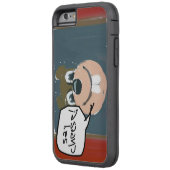 Zeg Kaas met Funny Squirrel Iphone Case (Achterkant Links)