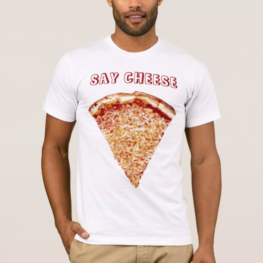 Zeg kaas - Pizza Shirt (Voorkant)