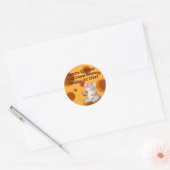 Zeg kaas ronde sticker (Envelop)