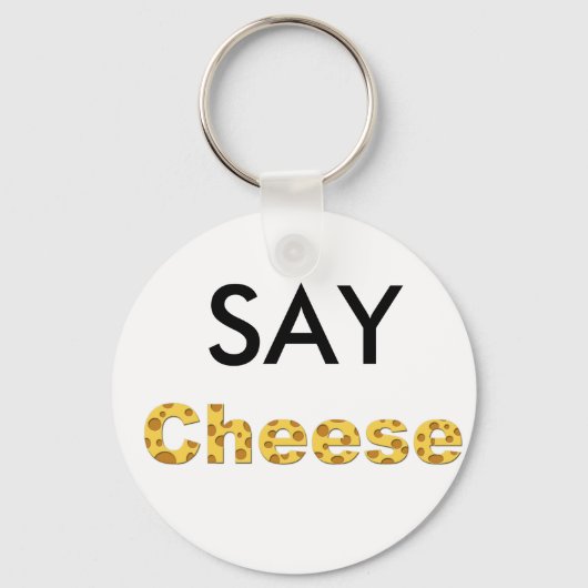 zeg kaas sleutelhanger (Voorkant)