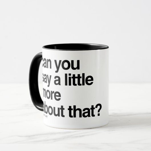 Zeg, kun je zeggen...? mok (Voorkant links)