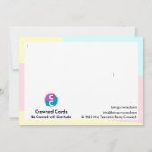 Zeg, lieve vrijwilliger bedankkaart (Achterkant)