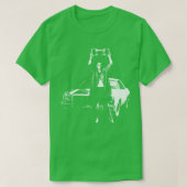 Zeg maar iets over het witte stencil t-shirt (Design voorkant)