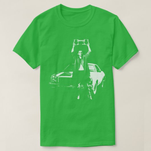 Zeg maar iets over het witte stencil t-shirt (Design voorkant)